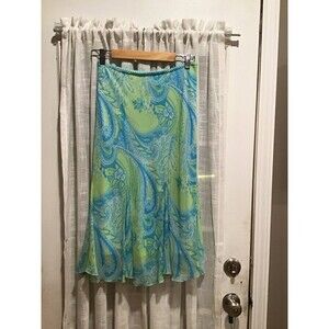 Jade Melody Tam Silk Skirt